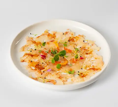 Carpaccio Gambas Rojas