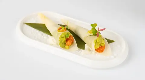 Cono de Salmón y Aguacate