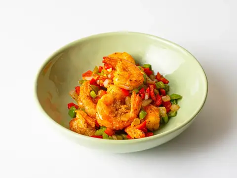 Gamba Frita con Pimienta