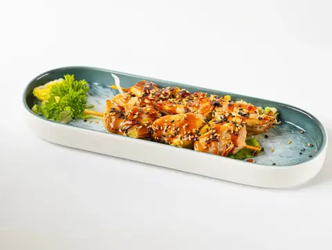 Kushiyaki de Pollo a la Plancha