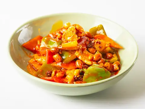 Pollo con salsa Picante