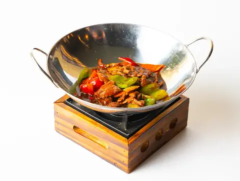 Sukiyaki de Ternera con salsa ostra